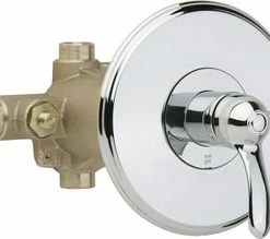 New 😍 Chicago Faucets Pressure Balancing Shower Valve in Polished Chrome 💯