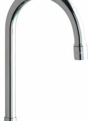 Discount 😉 Chicago Faucets Rigid or Swing Gooseneck Spout in Polished Chrome ❤️