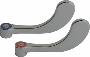 Cheap ๐ Chicago Faucets 4 in. Metal Handle in Silver ๐ 3 Cheap ๐ Chicago Faucets 4 in. Metal Handle in Silver ๐