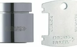 Best Sale 🧨 Chicago Faucets 0.5 gpm Vandal Proof Non-Aerating Spray Outlet Polished Chrome ❤️