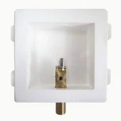 New ❤️ LSP Products Group 6-3/16 in. PVC Icemaker Box Less Valve in White 👍