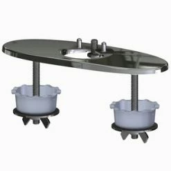 Brand new 😍 Chicago Faucets 4 in. Cover Plate Assembly with Mounting Hardware in Polished Chrome 💯