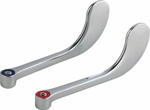 Hot Sale ⭐ Chicago Faucets 6 in. Metal Handle in Chrome Plated ✨ 3 Hot Sale ⭐ Chicago Faucets 6 in. Metal Handle in Chrome Plated ✨