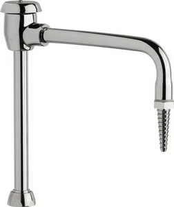 Best Sale 😀 Chicago Faucets Rigid and Swing Gooseneck Spout with Serrated Nozzle Outlet in Chrome Plated 🎁 3 Best Sale 😀 Chicago Faucets Rigid and Swing Gooseneck Spout with Serrated Nozzle Outlet in Chrome Plated 🎁