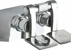 Best Sale 🥰 Chicago Faucets Naiad™ Hot and Cold Water Pedal Box with Short Pedals Fast Cycle Time in Polished Chrome 🌟