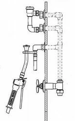 Flash Sale ✔️ Chicago Faucets Wall Mount Spray Fitting in Chrome-Plated ⭐