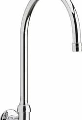 Flash Sale 🛒 Chicago Faucets 2.2 gpm 2-Hole Wall Mount Remote Rigid or Swing Gooseneck Spout 8 in. Reach in Chrome-Plated 🎉