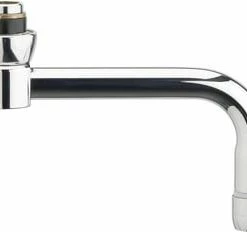 Coupon ❤️ Chicago Faucets 5 in. L Type Spout in Polished Chrome ✔️