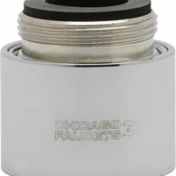 Outlet 🌟 Chicago Faucets 2.2 gpm Vandal Proof Non-Aerating Outlet Pressure Compensating Flow in Polished Chrome 💯