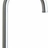 New 🎉 Chicago Faucets 5-1/4 in. Flow Control Rigid and Swing Gooseneck Spout in Polished Chrome ⌛ -LSP Shop Query 522
