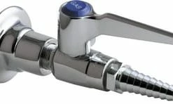 Wholesale 💯 Chicago Faucets Wall Flange with Ball Valve and Inlet Shank 3/8 in ✔️