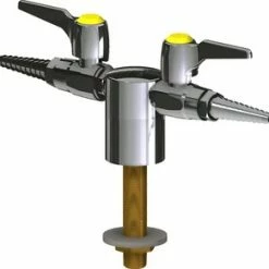 Brand new 🎉 Chicago Faucets Turret Fitting with 180 Degree Double Ball Valve in Polished Chrome ✔️