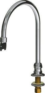 Cheap ๐ Chicago Faucets Remote Vandal Proof Rigid or Swing Gooseneck Spout in Polished Chrome ๐ 3 Cheap ๐ Chicago Faucets Remote Vandal Proof Rigid or Swing Gooseneck Spout in Polished Chrome ๐
