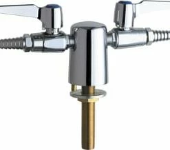 Buy 😉 Chicago Faucets Turret with 2-Ball Valve in Polished Chrome 😍