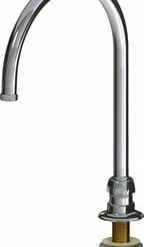 Outlet 🛒 Chicago Faucets 8 in. Brass Spout in Polished Chrome ⌛