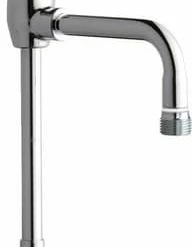 Best deal 🔥 Chicago Faucets 6 in. Brass Spout with Atmospheric Vacuum Breaker in Polished Chrome 💯