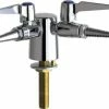 Cheap 😀 Chicago Faucets Turret with 2-Ball Valve in Polished Chrome 🌟