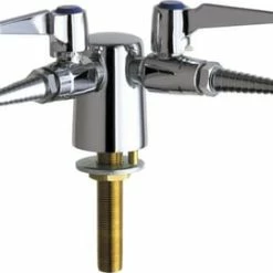 Cheap 😀 Chicago Faucets Turret with 2-Ball Valve in Polished Chrome 🌟