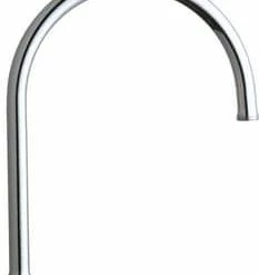 Flash Sale ⌛ Chicago Faucets 8 in. High-Arch Gooseneck Swing Spout Polished Chrome 🎁